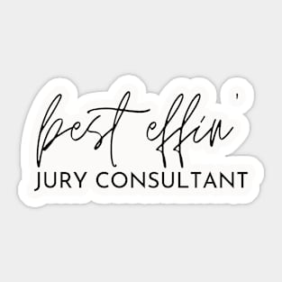 Jury Consultant Gift Idea For Him Or Her, Thank You Present Sticker